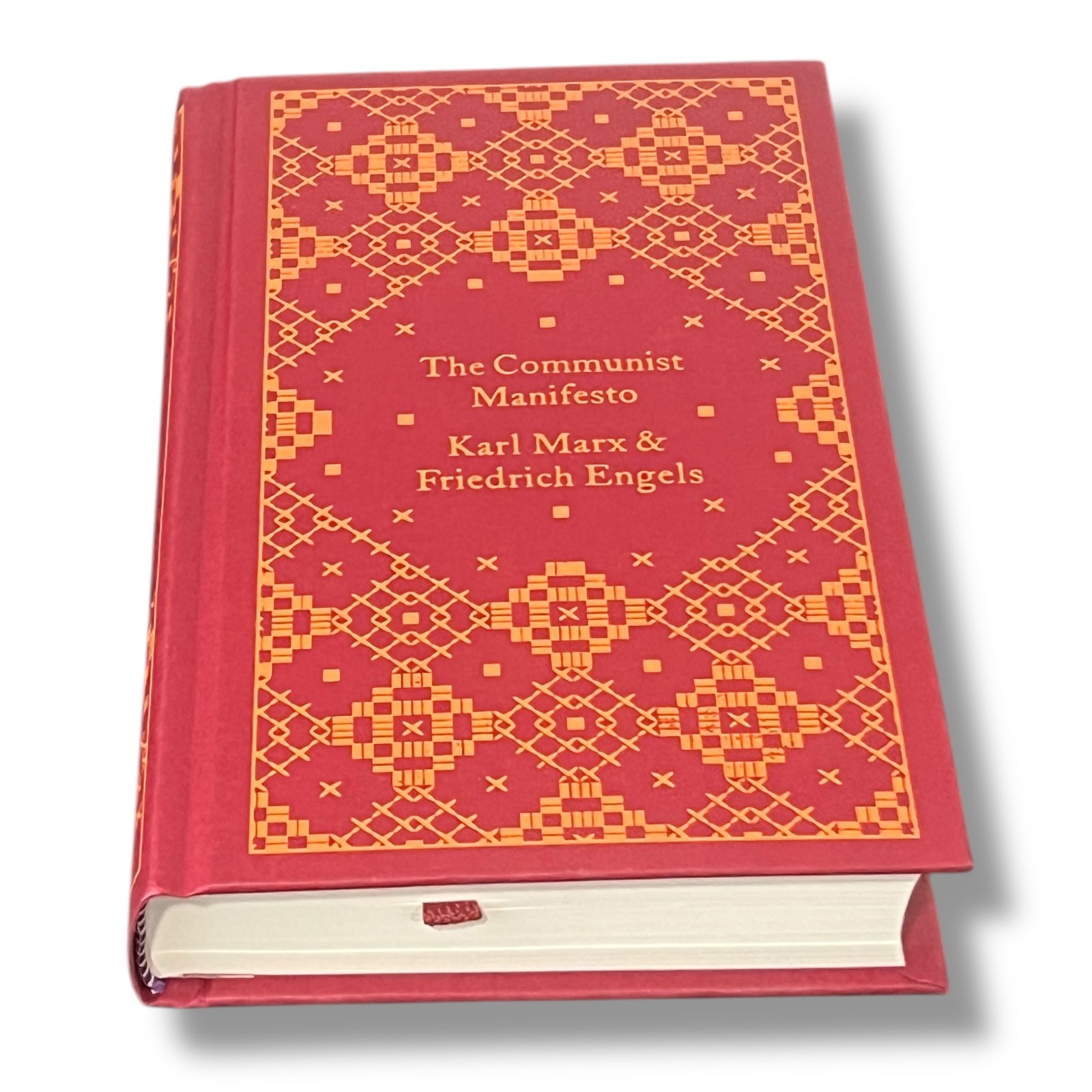 The Communist Manifesto by Karl Marx & Friedrich Engels - Collectible Clothbound Hardcover 7x4 Edition