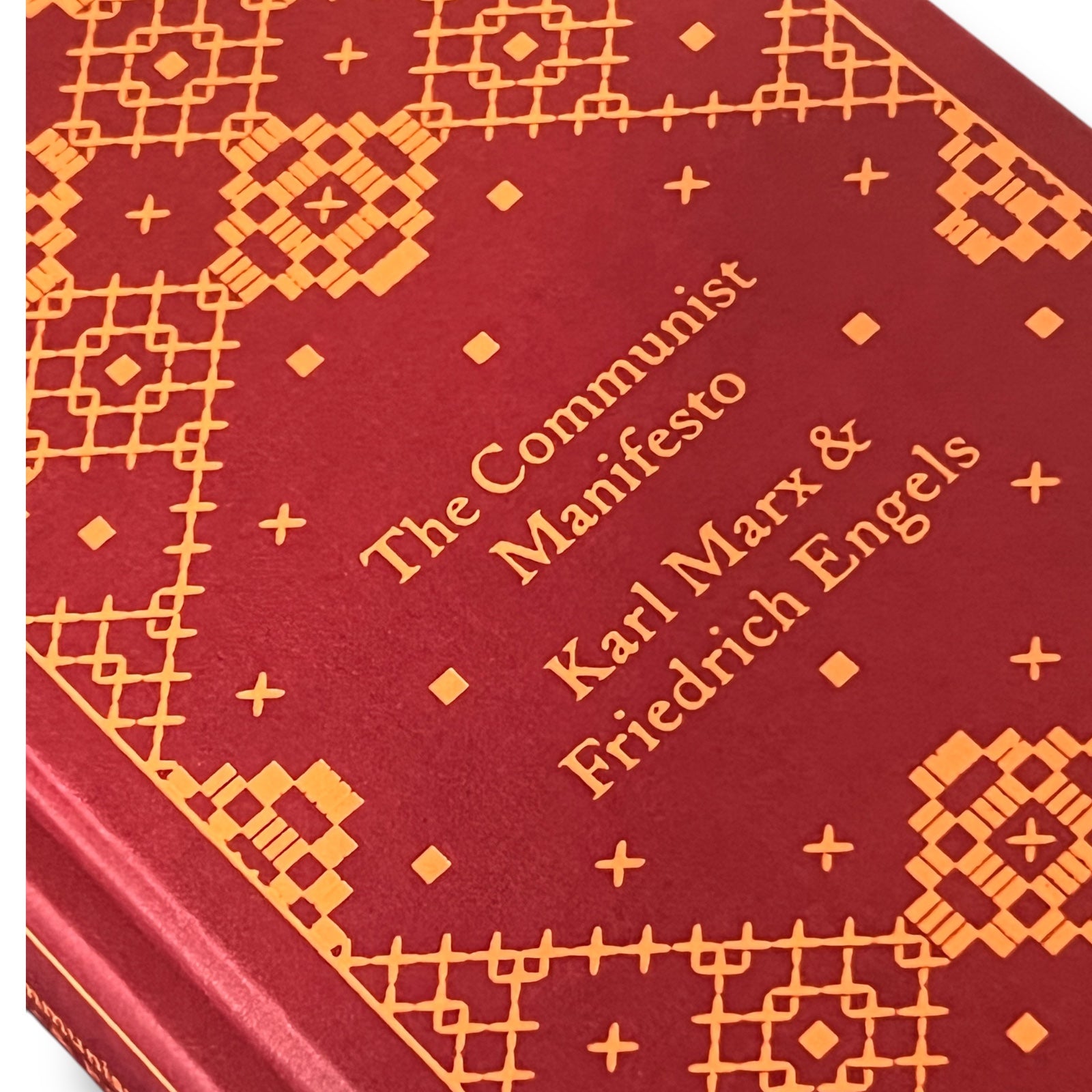 The Communist Manifesto by Karl Marx & Friedrich Engels - Collectible Clothbound Hardcover 7x4 Edition