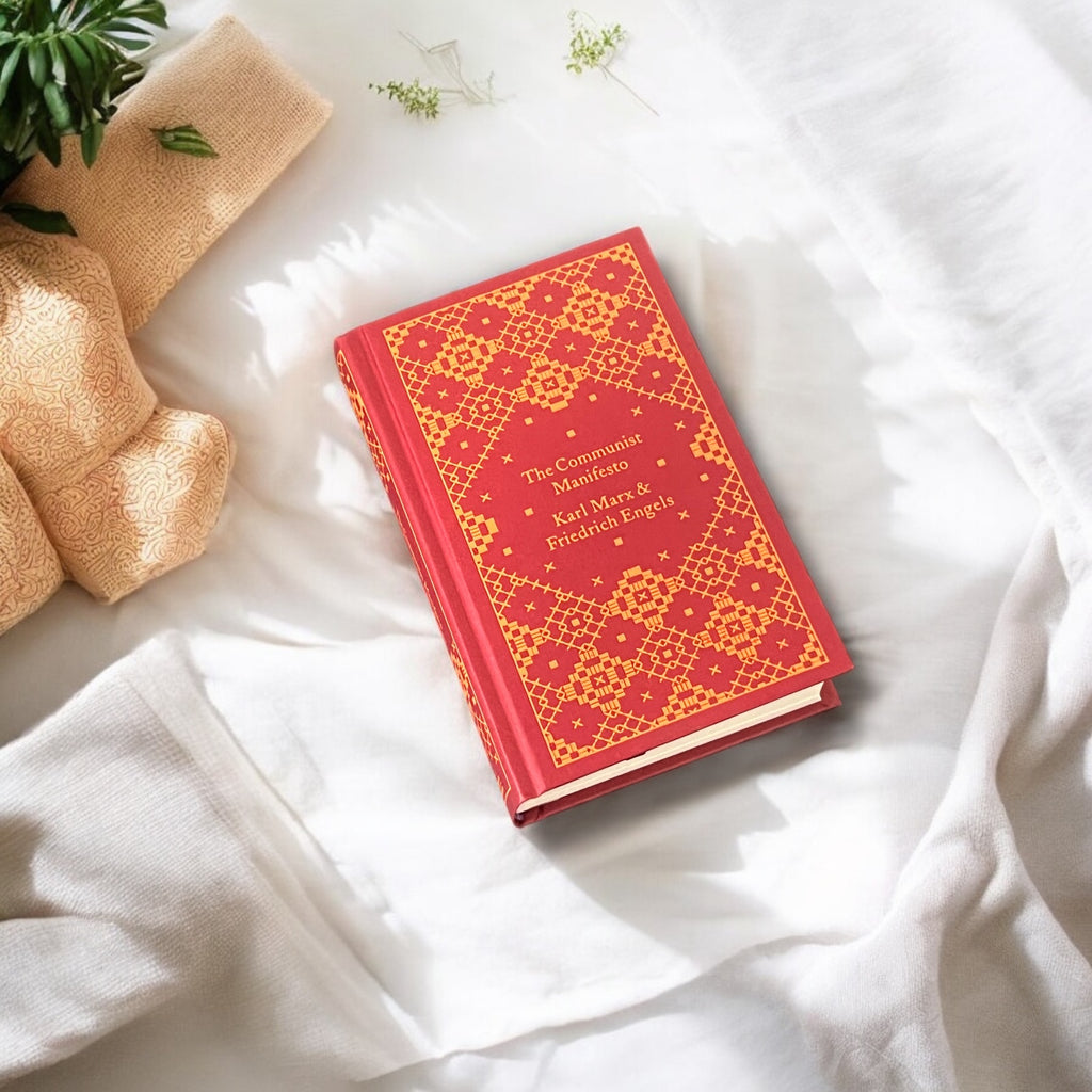 The Communist Manifesto by Karl Marx & Friedrich Engels - Collectible Clothbound Hardcover 7x4 Edition