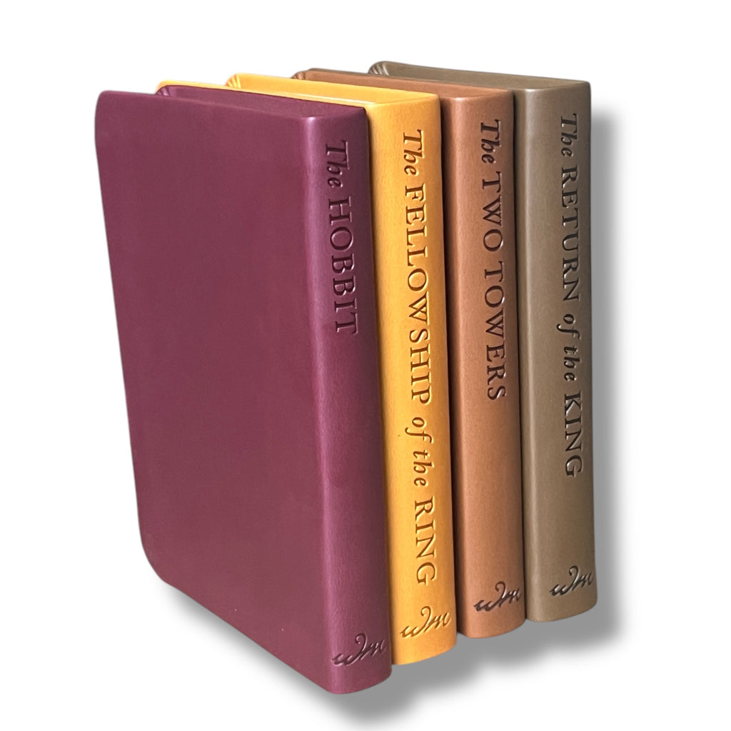 4 Pocket Book Boxed Set: The Hobbit & The Lord Of The Rings by J.R.R. Tolkien - Flexi Bound Leather Covers