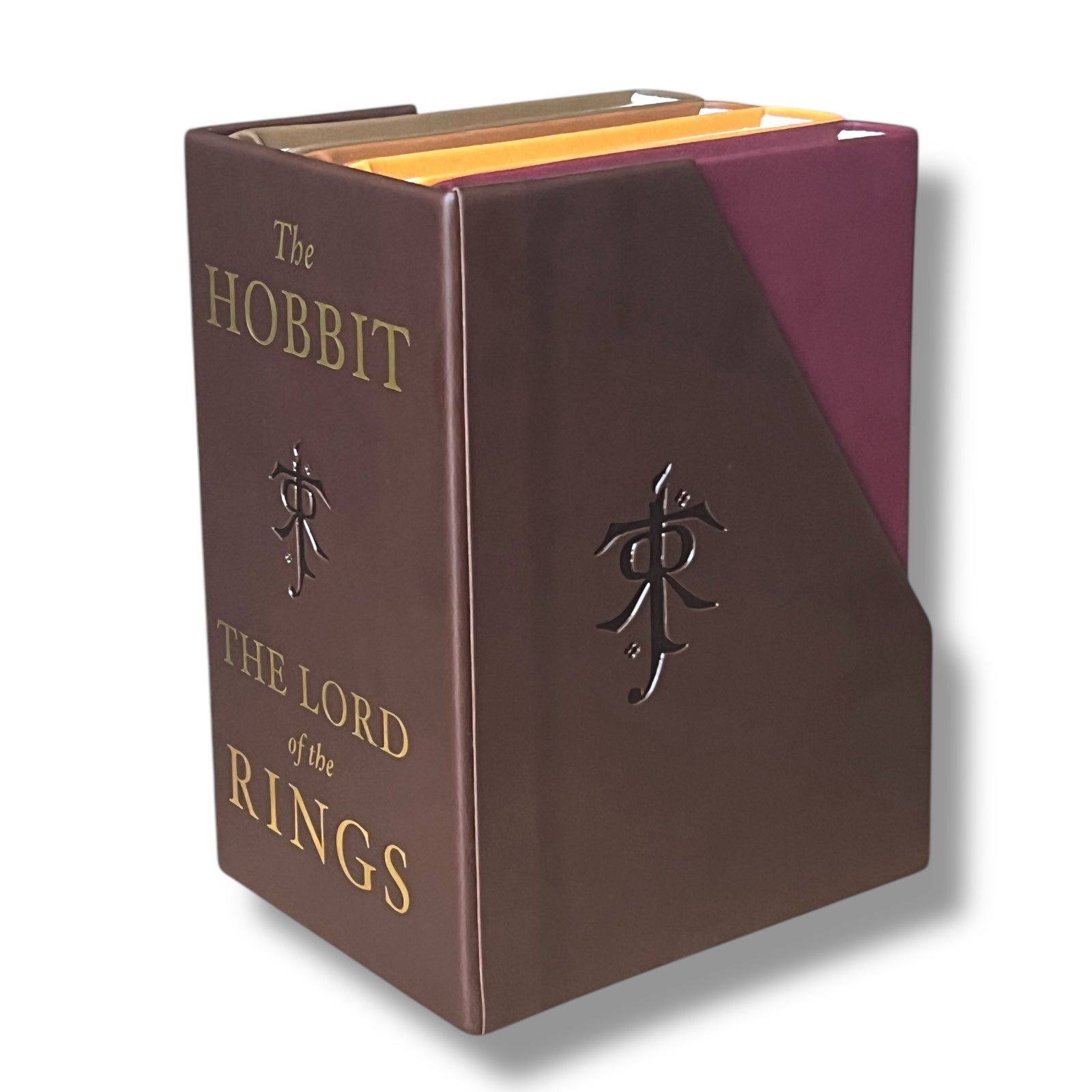 4 Pocket Book Boxed Set: The Hobbit & The Lord Of The Rings by J.R.R. Tolkien - Flexi Bound Leather Covers