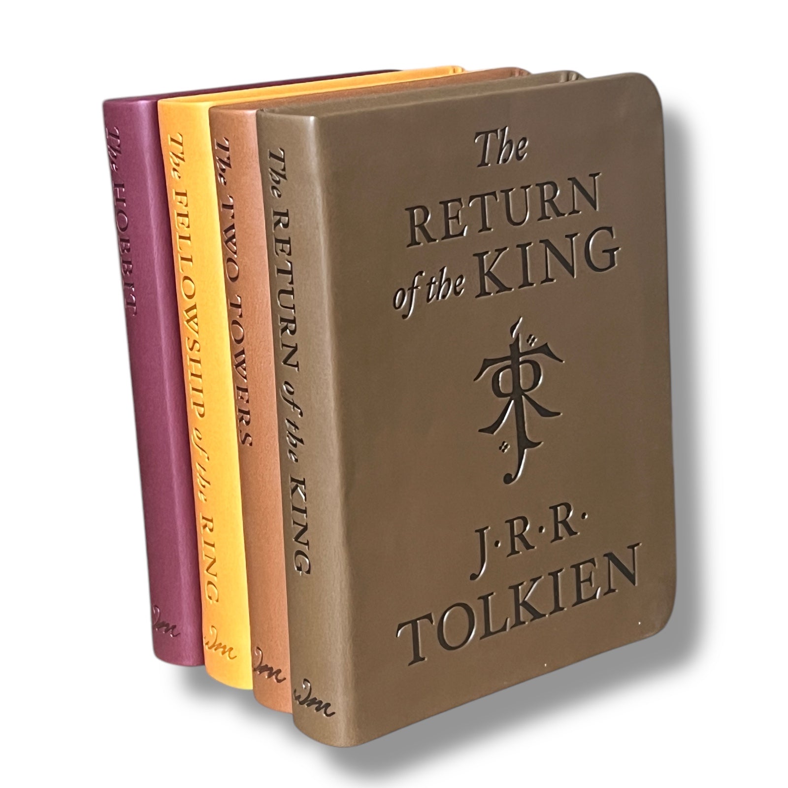 4 Pocket Book Boxed Set: The Hobbit & The Lord Of The Rings by J.R.R. Tolkien - Flexi Bound Leather Covers