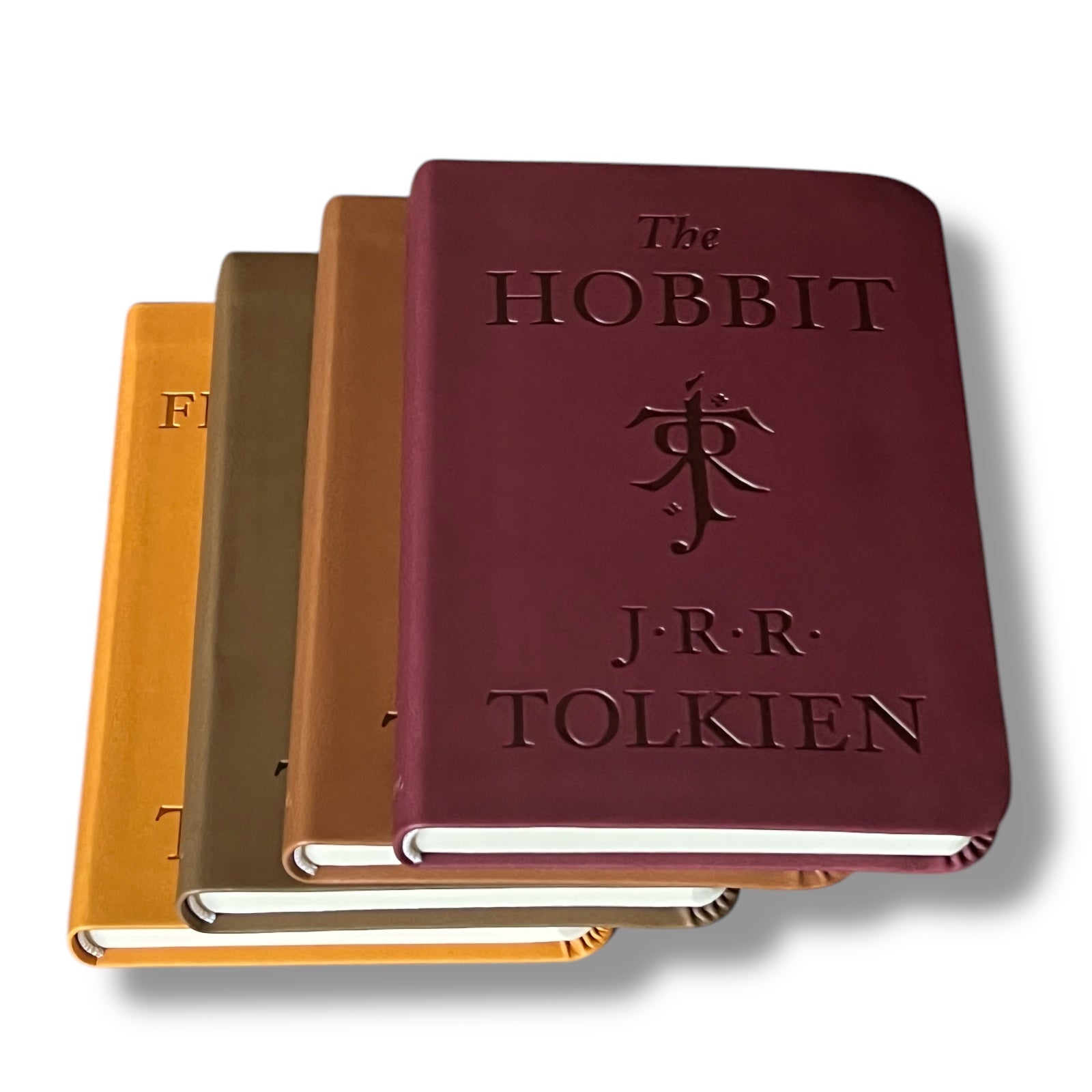 4 Pocket Book Boxed Set: The Hobbit & The Lord Of The Rings by J.R.R. Tolkien - Flexi Bound Leather Covers