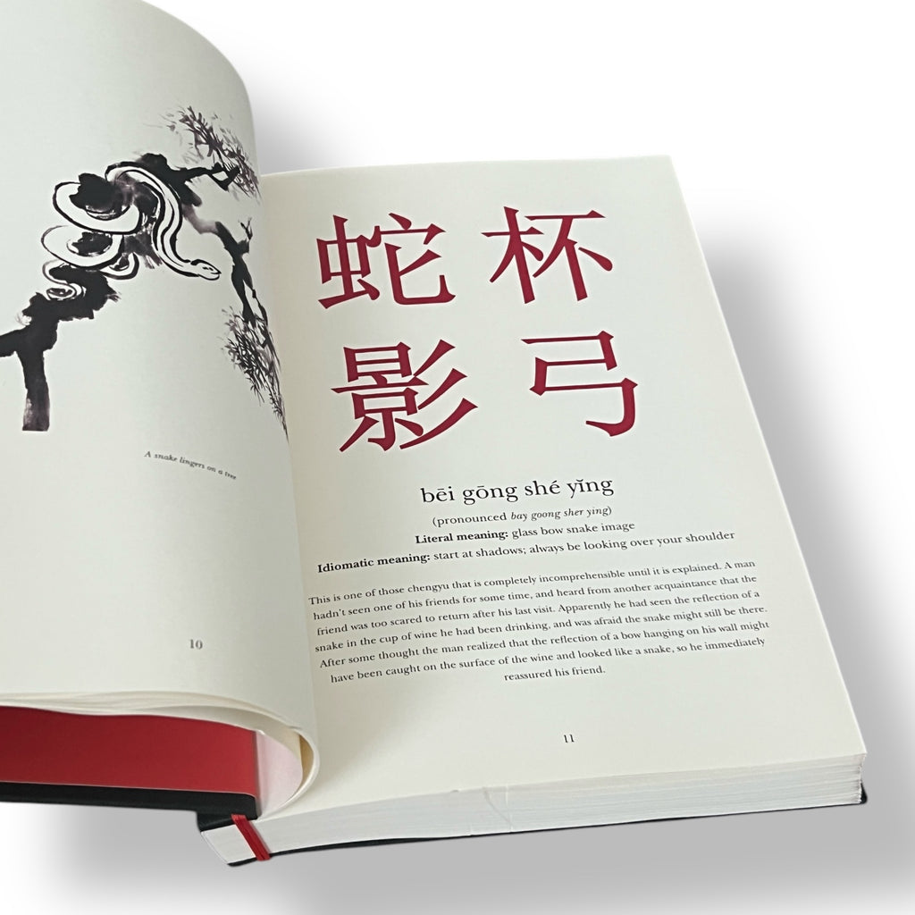 Chinese Proverbs Illustrated: The Wisdom of Cheng-Yu - Chinese Binding Hardcover