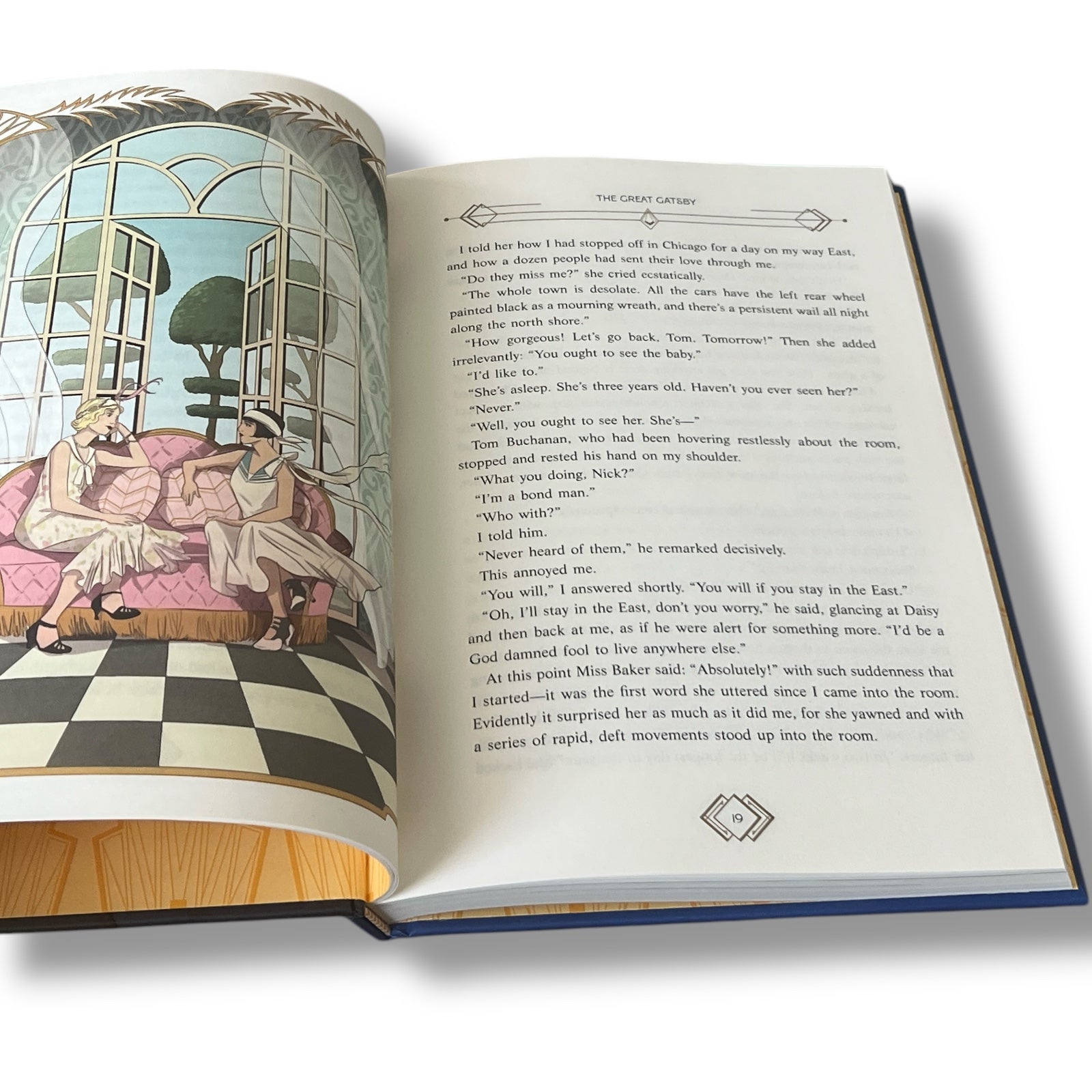 The Great Gatsby by F. Scott Fitzgerald - Illustrated Hardcover