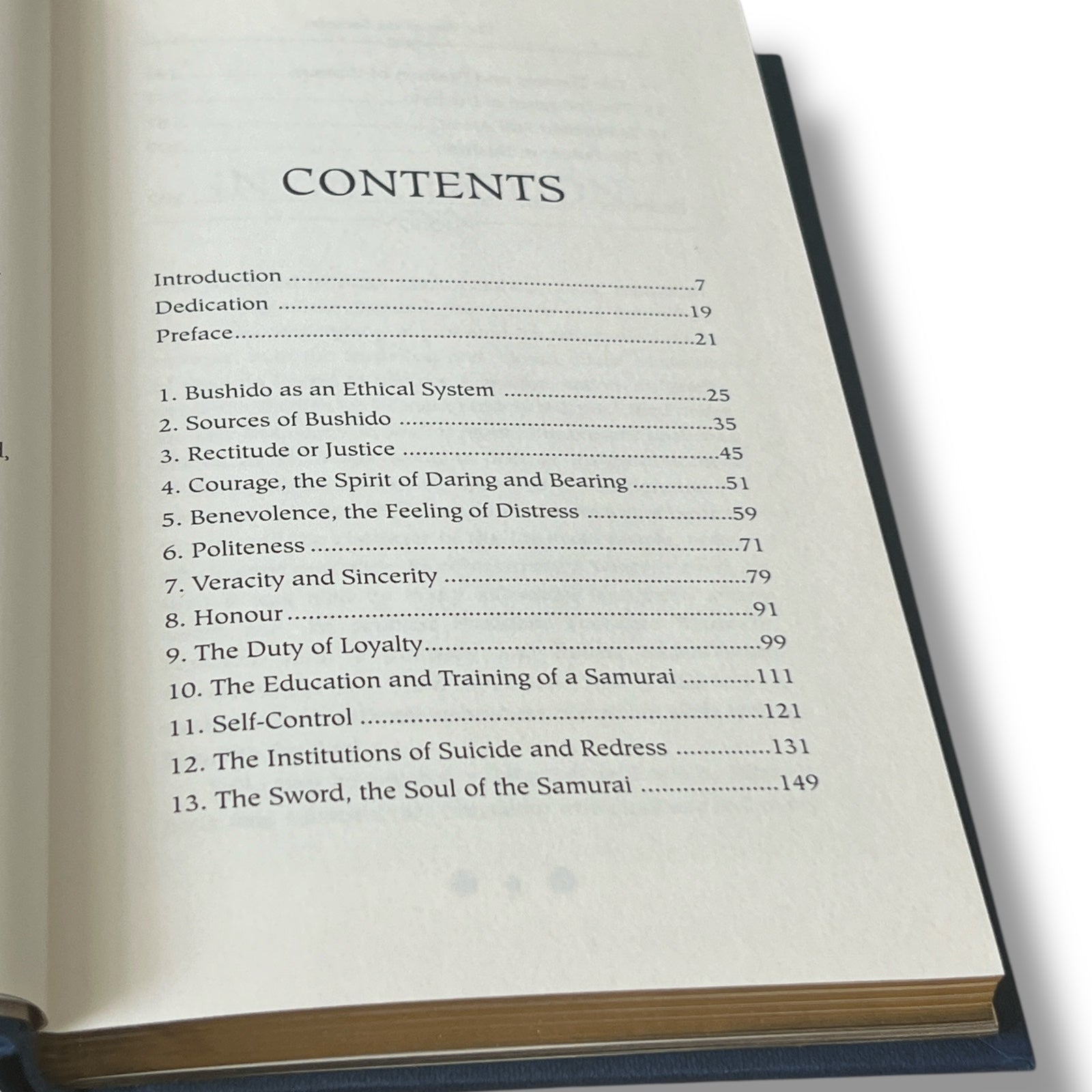 The Way of the Samurai by Inazo Nitobe - Gilded Pocket Edition - Hardcover