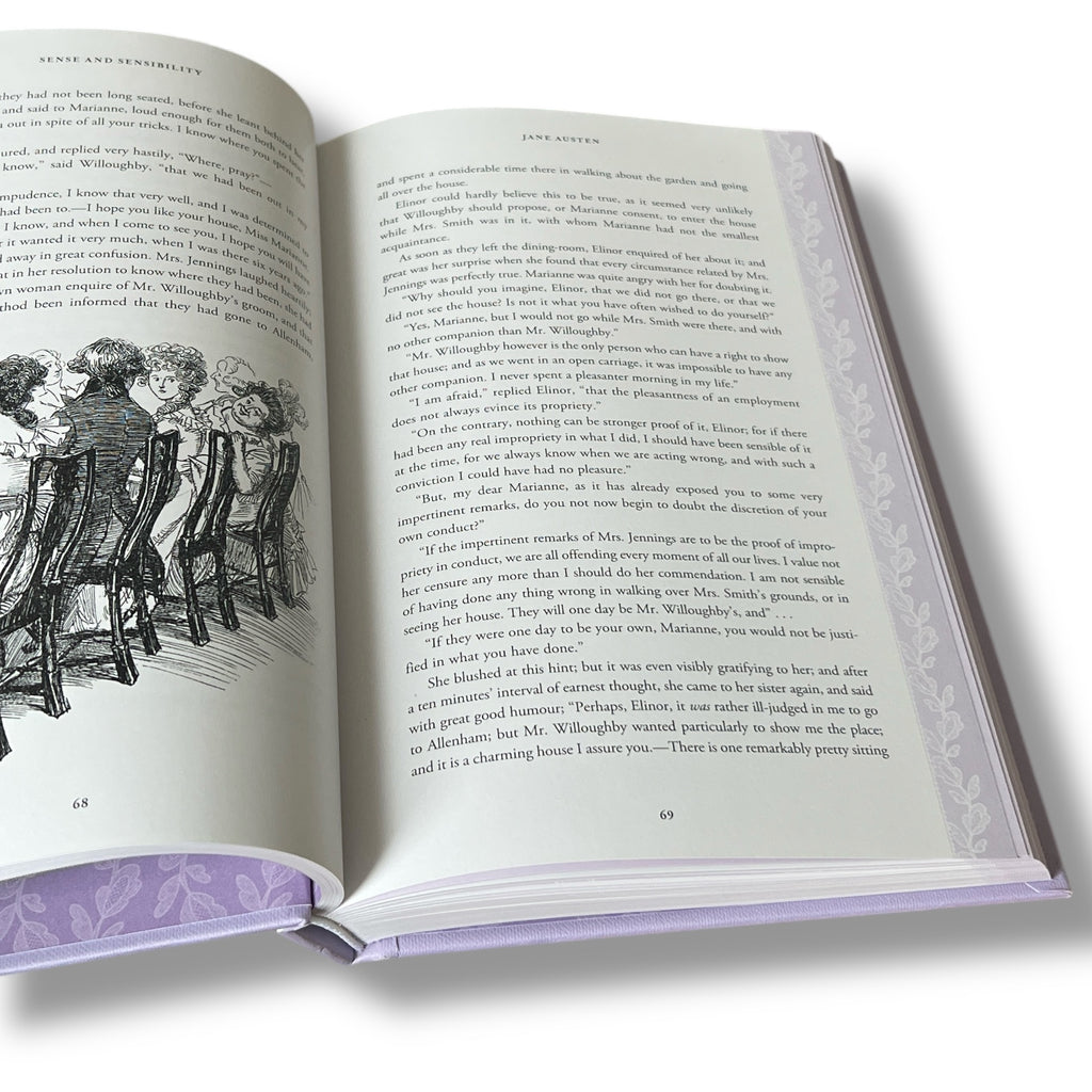 Sense and Sensibility by Jane Austen - Illustrated Full-Color Hardcover