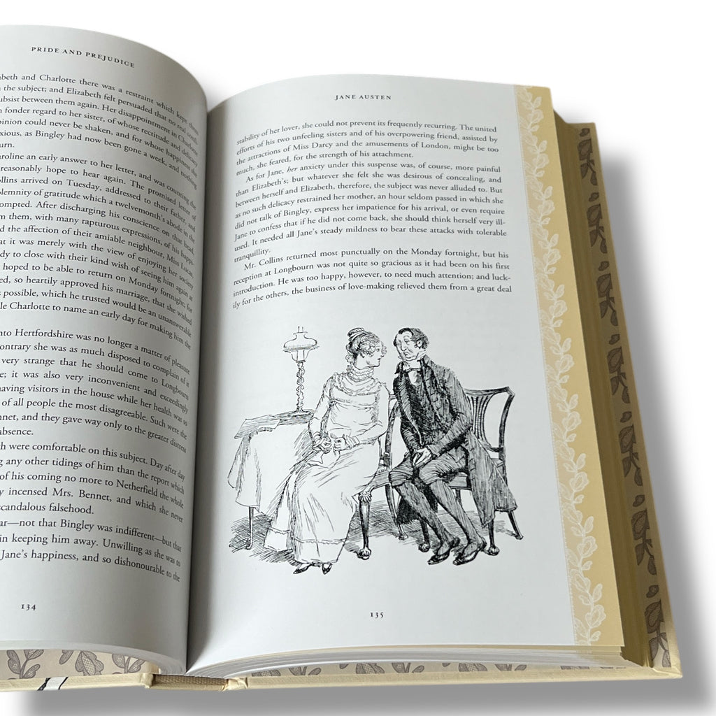 Pride and Prejudice by Jane Austen - Illustrated Full-Color Hardcover