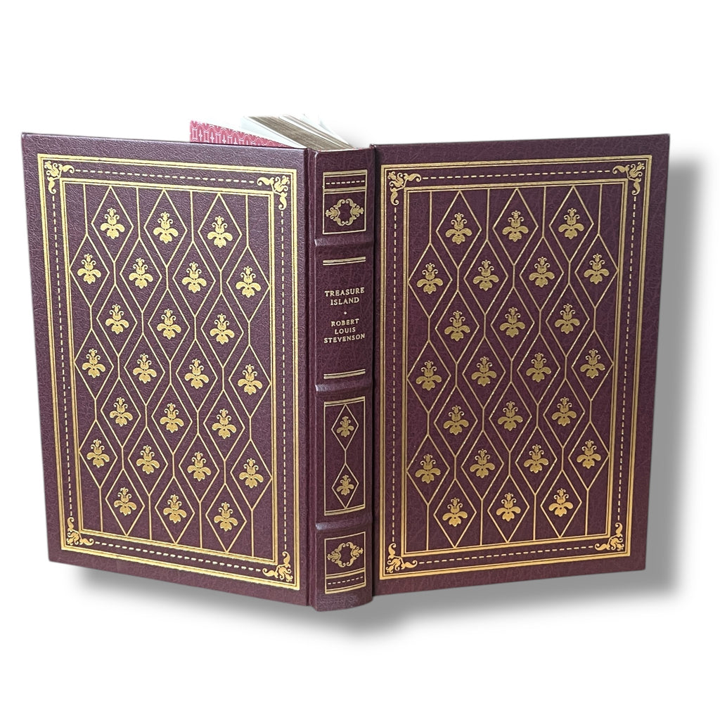 Treasure Island by Robert Louis Stevenson - Leather Bound -The Franklin Library, 1984