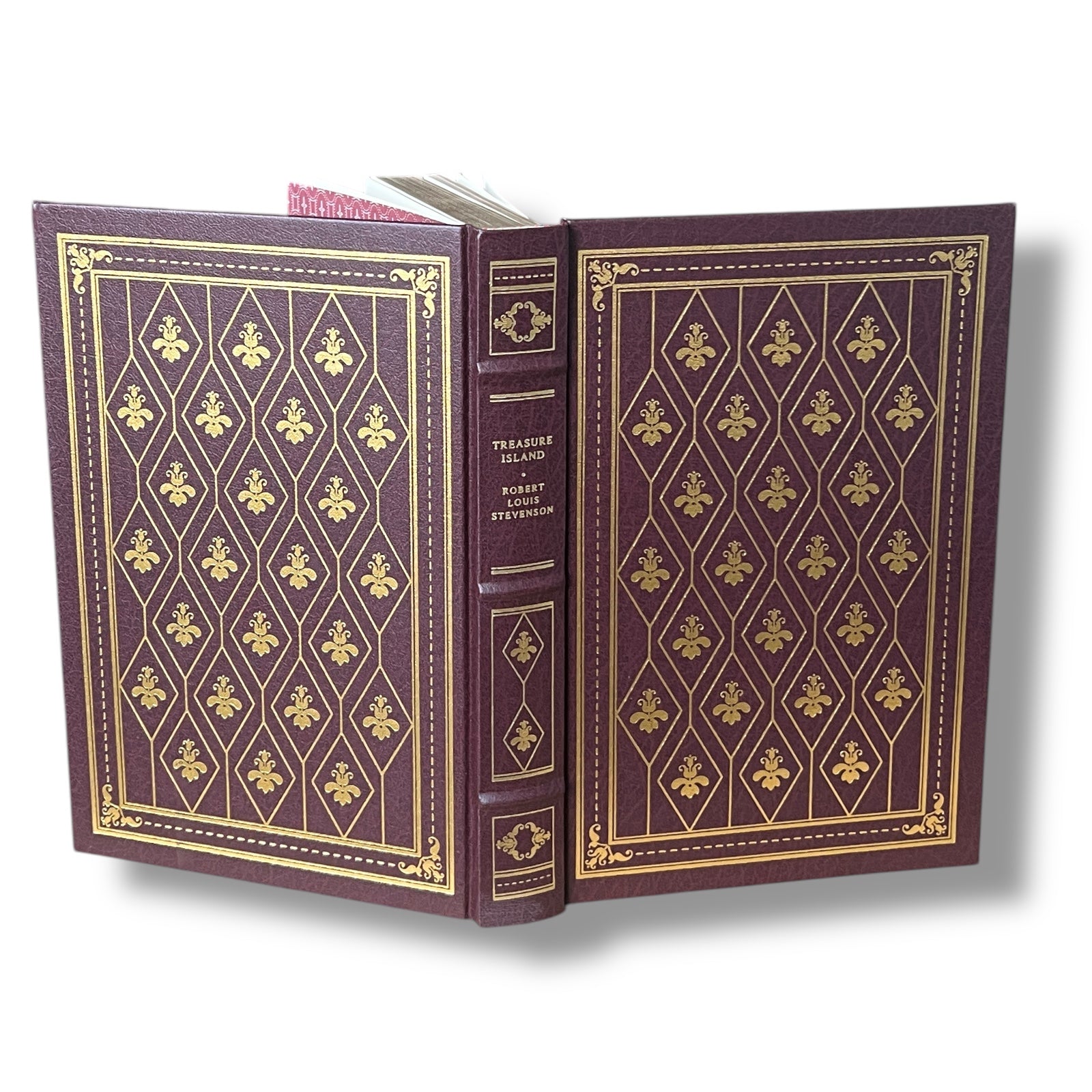 Treasure Island by Robert Louis Stevenson - Leather Bound -The Franklin Library, 1984