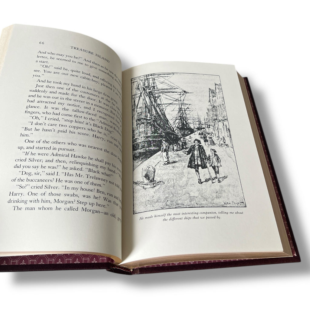 Treasure Island by Robert Louis Stevenson - Leather Bound -The Franklin Library, 1984