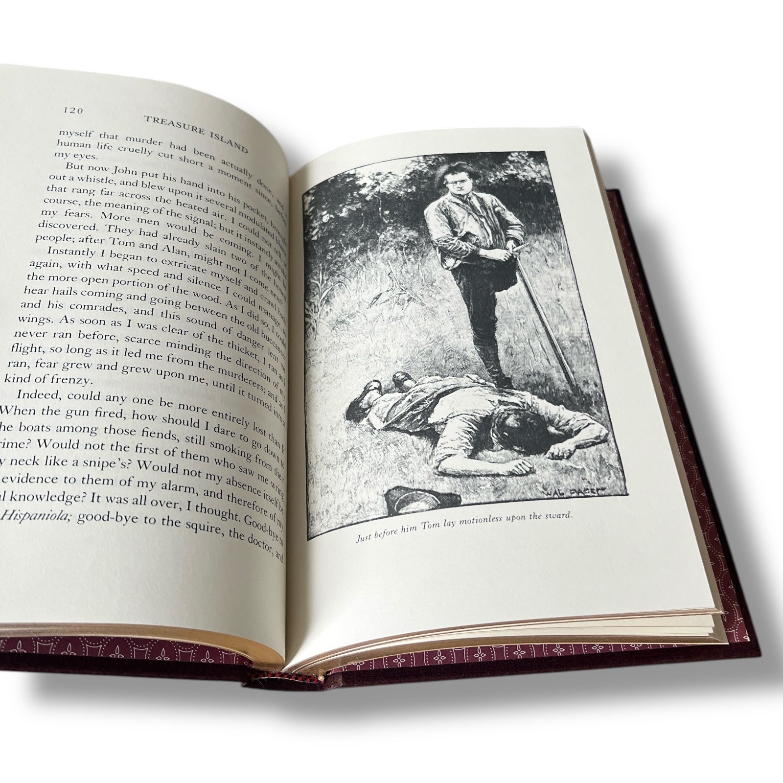 Treasure Island by Robert Louis Stevenson - Leather Bound -The Franklin Library, 1984