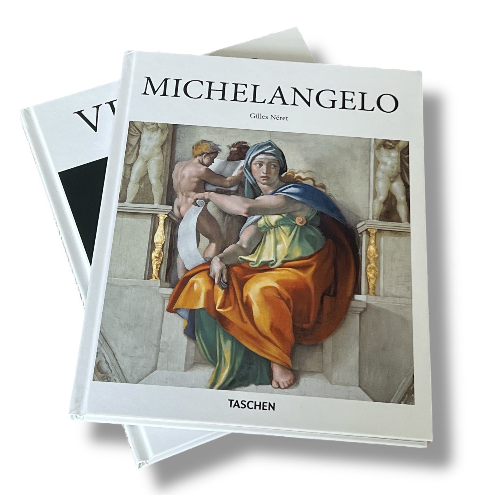 2 Book Set: Vermeer & Michelangelo - Illustrated Hardcover (10"x8")
