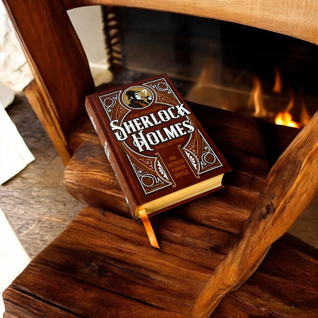 The Complete Sherlock Holmes Collection by Arthur Conan Doyle - Collectible Leather Bound Hardcover