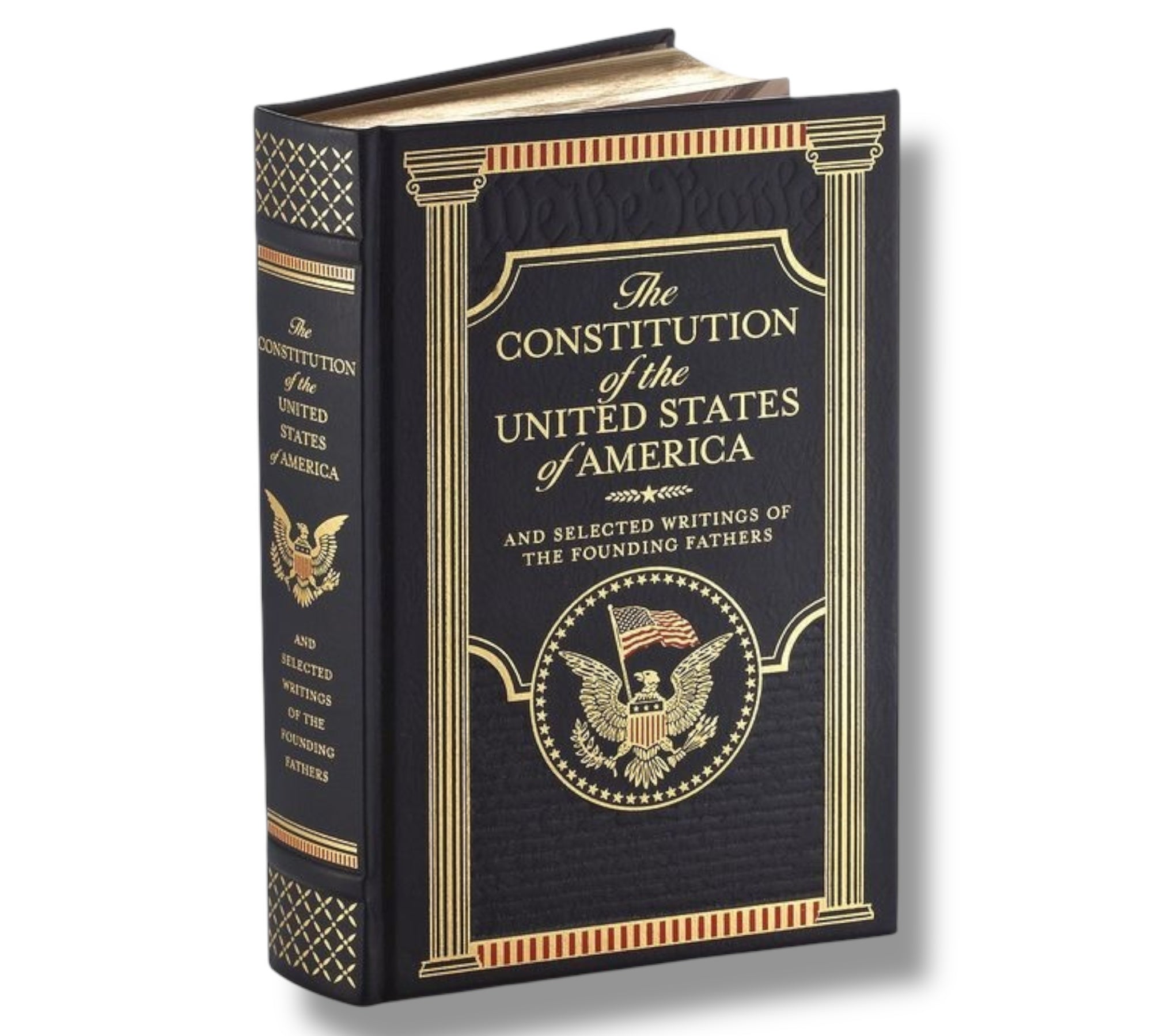 The Constitution of the United States of America and Selected Writings of the Founding Fathers - Collectible Leather Bound Hardcover