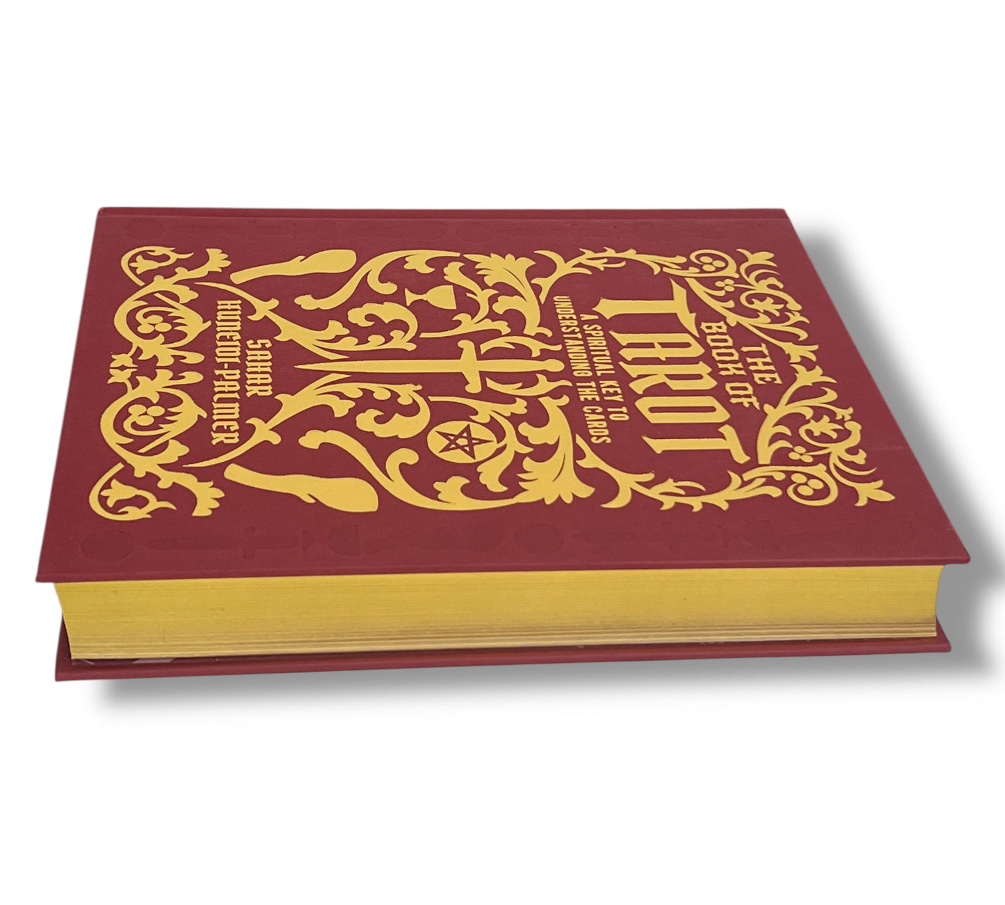 The Book of Tarot by Sahar Huneidi-Palmer - Hardcover with Gilded Page Edges