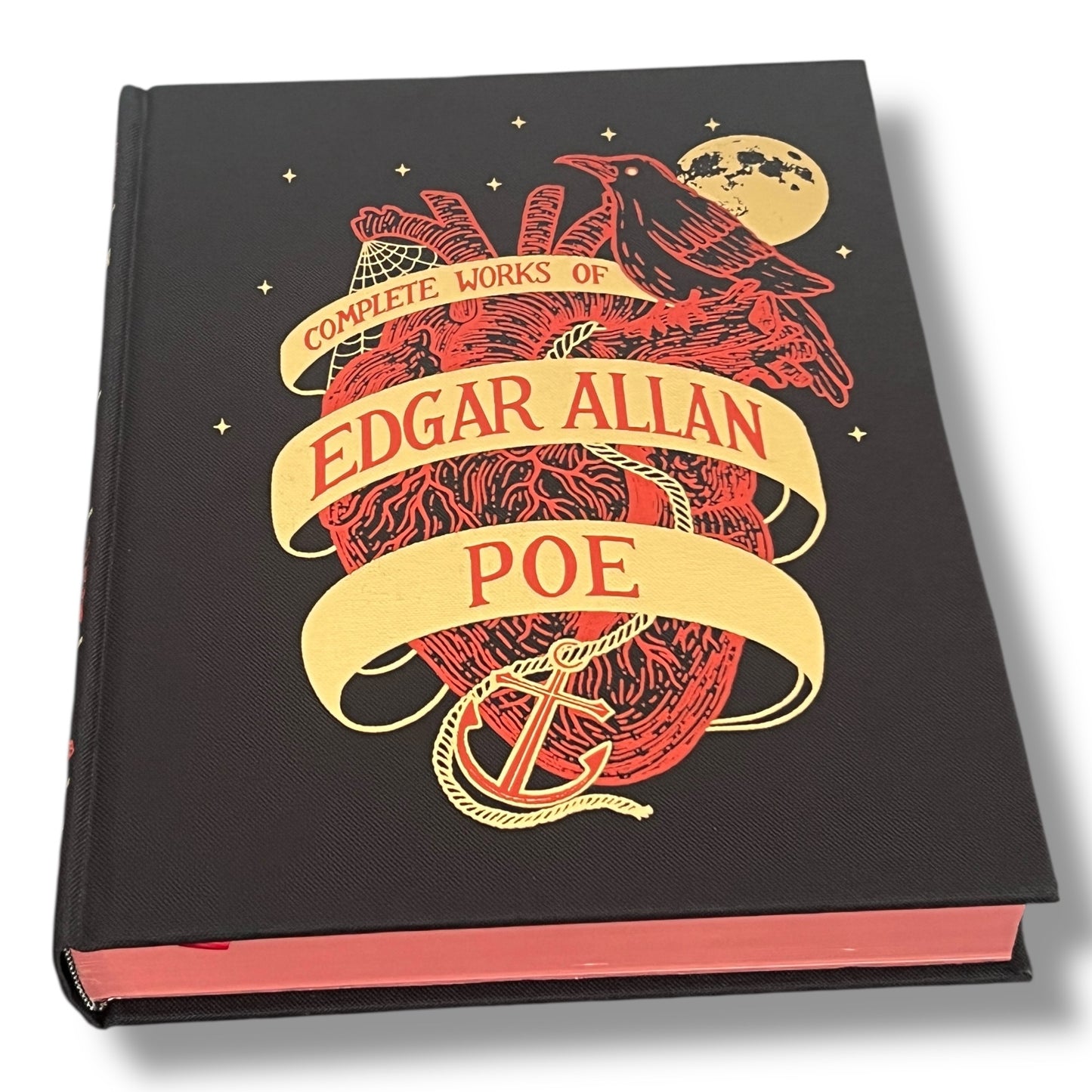 The Complete Works of Edgar Allan Poe - Linen Clothbound Illustrated Hardcover