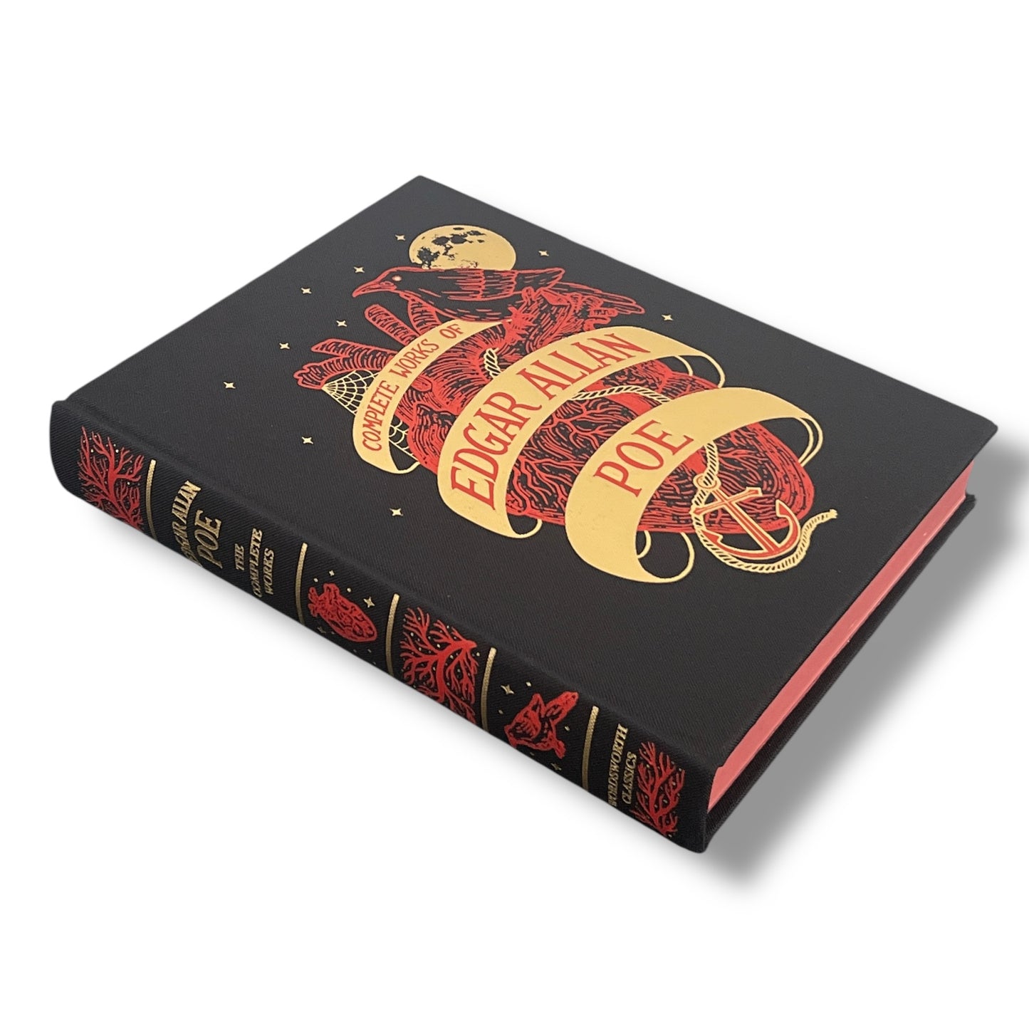The Complete Works of Edgar Allan Poe - Linen Clothbound Illustrated Hardcover