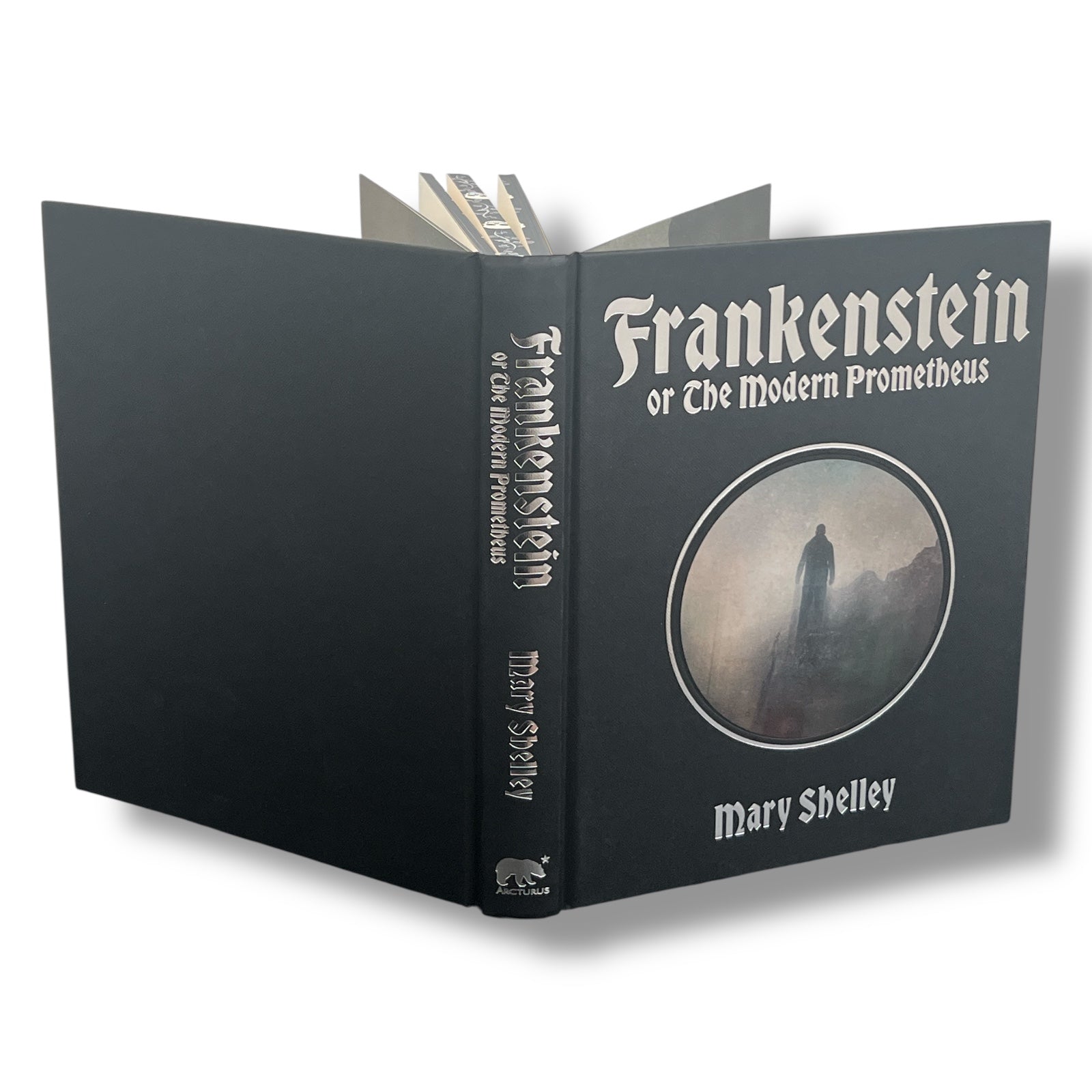 Frankenstein by Mary Shelley - Deluxe Hardcover Classics with Painted Edges