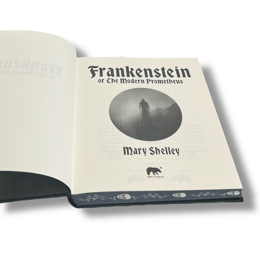 Frankenstein by Mary Shelley - Deluxe Hardcover Classics with Painted Edges