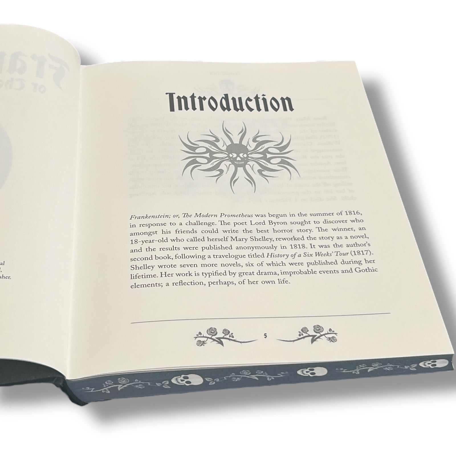 Frankenstein by Mary Shelley - Deluxe Hardcover Classics with Painted Edges