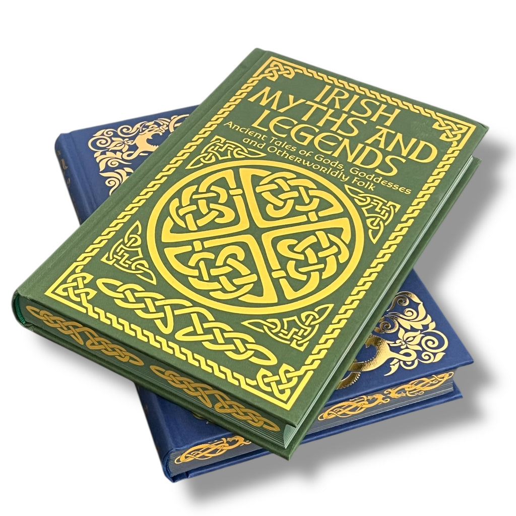 2-Book Set: Irish Myths and Norse Myths - Clothbound Hardcover - Painted Edges