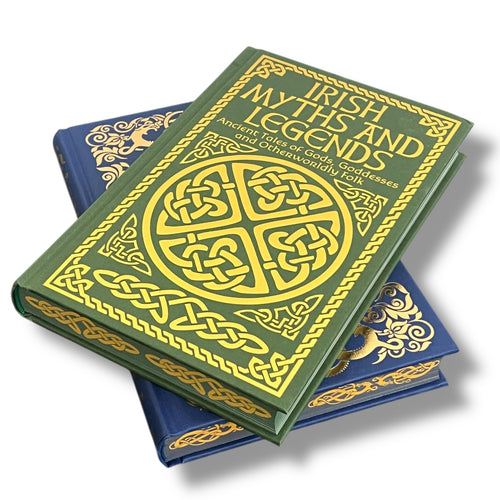 2-Book Set: Irish Myths and Norse Myths - Clothbound Hardcover - Painted Edges