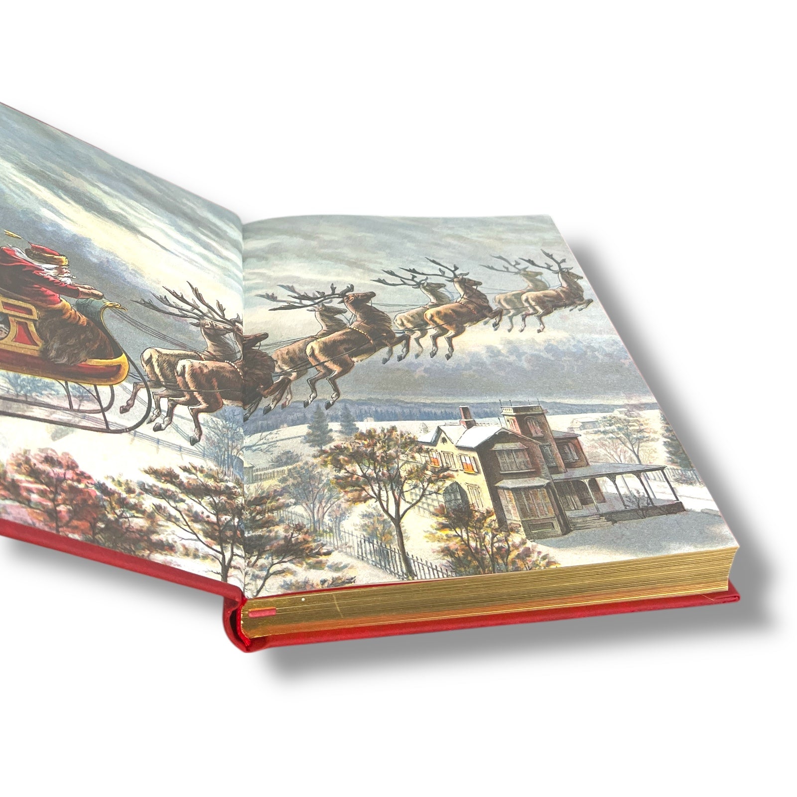 Very Merry Christmas Treasury Tales Christmas Carol  - Collectible Leather Bound Hardcover