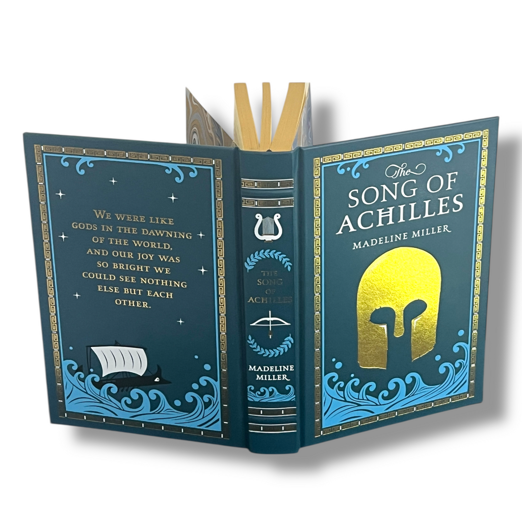 The Song of Achilles by Madeline Miller - Collectible Leather Bound Hardcover
