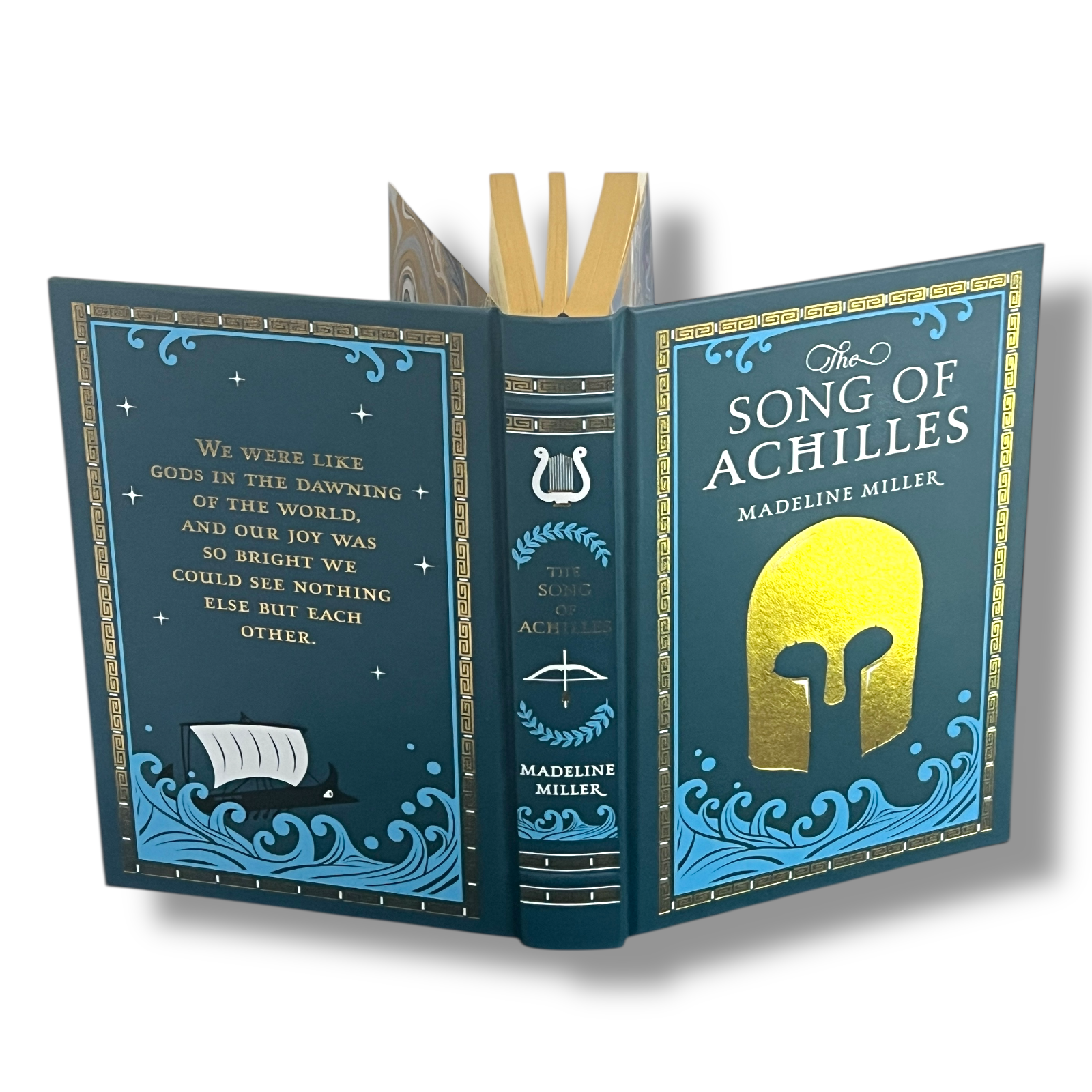 The Song of Achilles by Madeline Miller - Collectible Leather Bound Hardcover