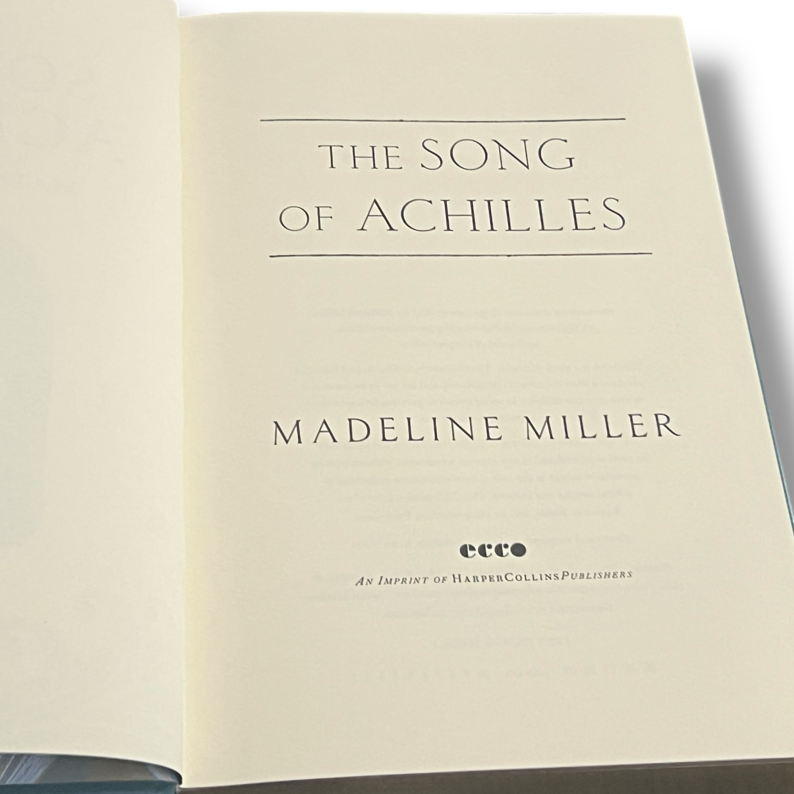 The Song of Achilles by Madeline Miller - Collectible Leather Bound Hardcover