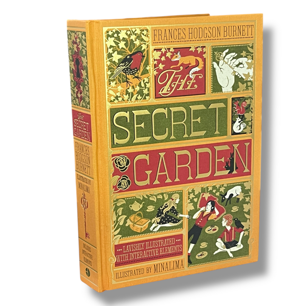 The Secret Garden by Frances Hodgson Burnett - Illustrated with Interactive Elements - Hardcover