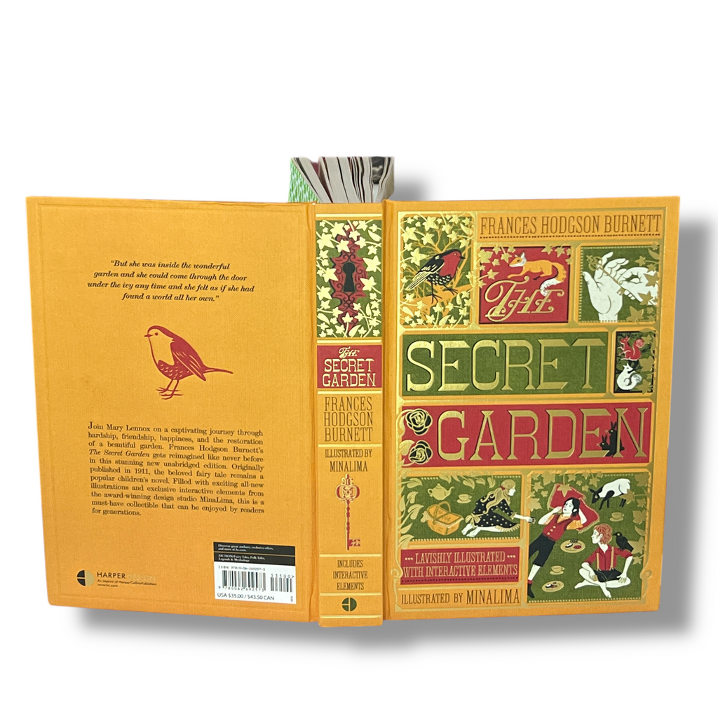 The Secret Garden by Frances Hodgson Burnett - Illustrated with Interactive Elements - Hardcover