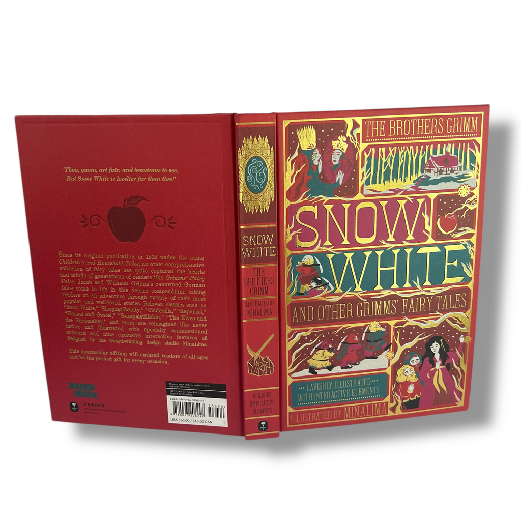 Snow White and Other Grimms' Fairy Tales - Ilustrated with Interactive Elements - Hardcover