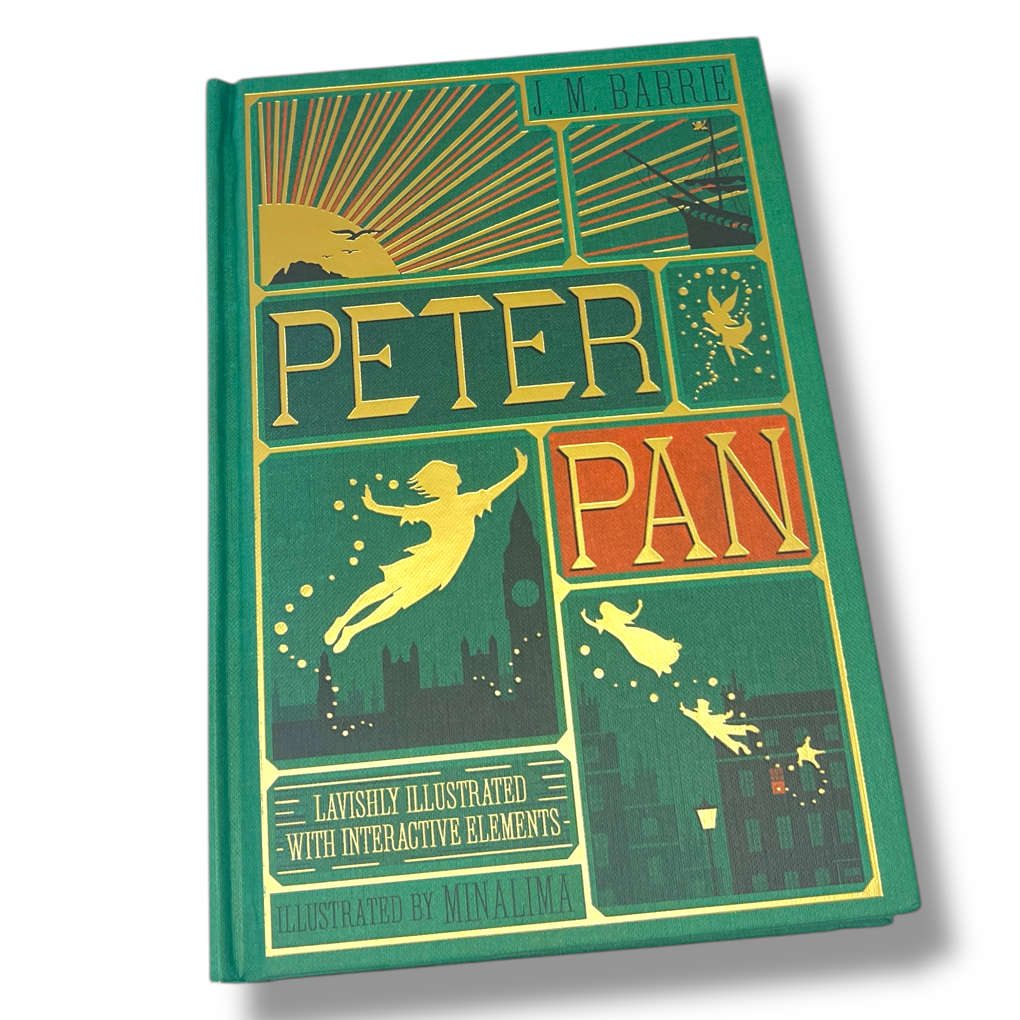 Peter Pan By J. M Barrie - Illustrated with Interactive Elements - Hardcover