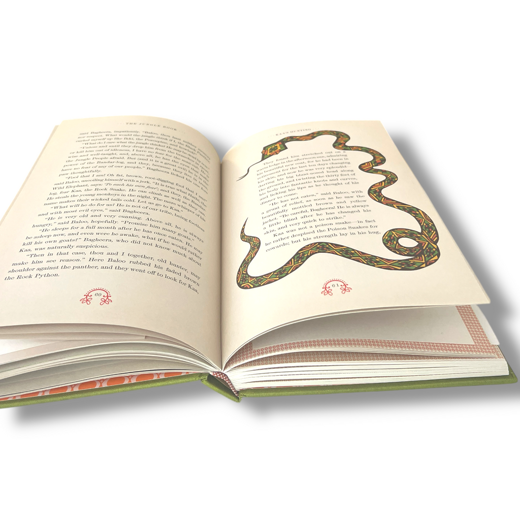 The Jungle Book by Rudyard Kipling - Collectible Illustrated with Interactive Elements - Hardcover