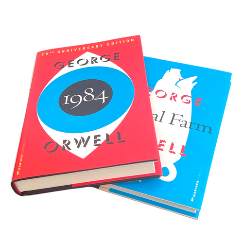 2-Book Set: 1984 Nineteen Eighty-Four & Animal Farm by GEORGE ORWELL - Special Hardcover Edition