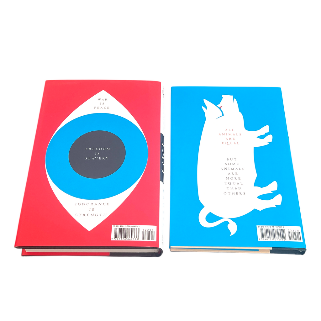 2-Book Set: 1984 Nineteen Eighty-Four & Animal Farm by GEORGE ORWELL - Special Hardcover Edition