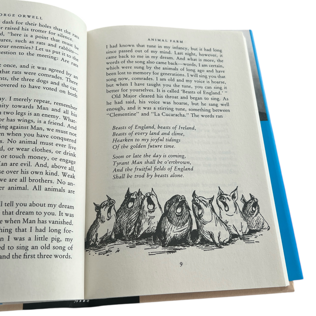 2-Book Set: 1984 Nineteen Eighty-Four & Animal Farm by GEORGE ORWELL - Special Hardcover Edition