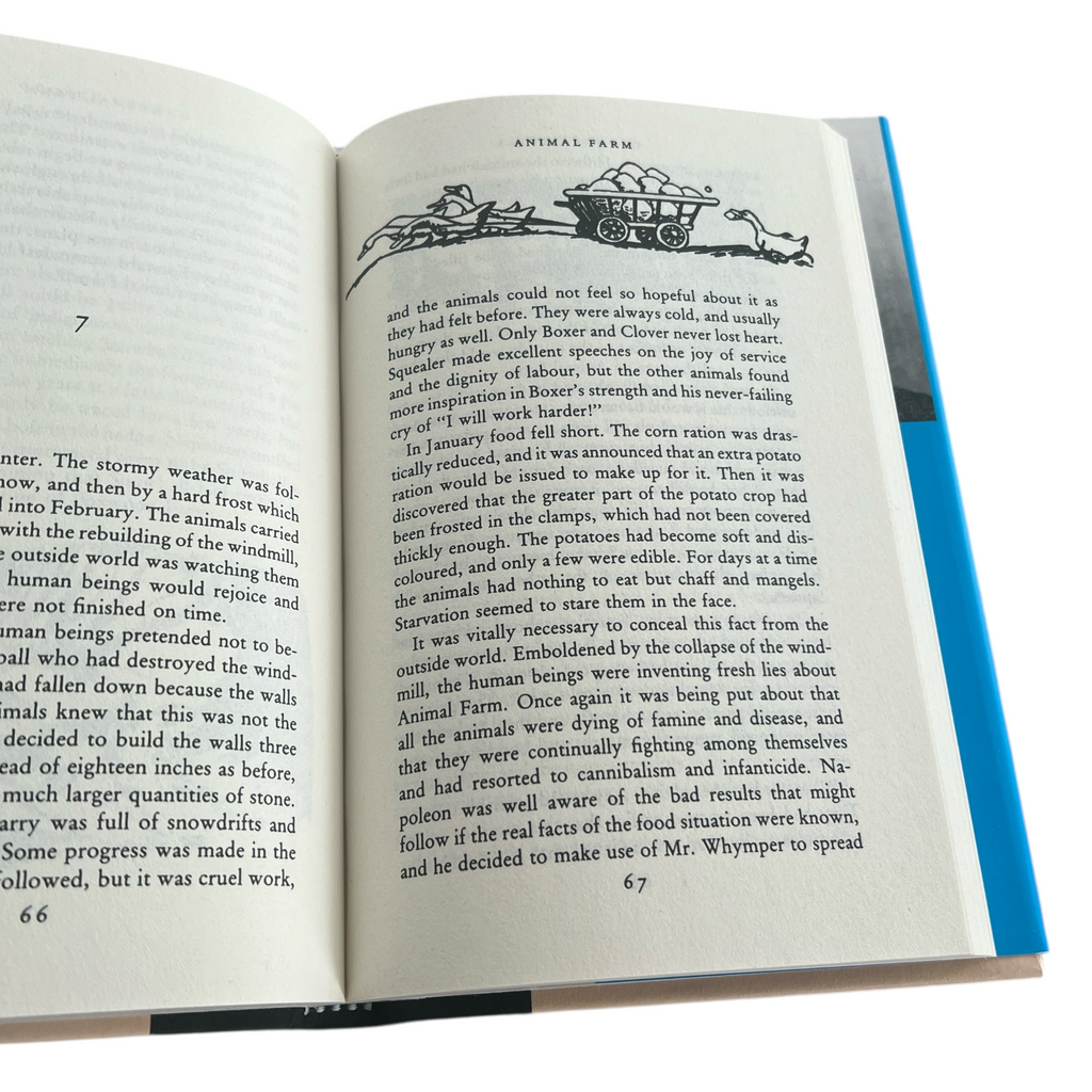 2-Book Set: 1984 Nineteen Eighty-Four & Animal Farm by GEORGE ORWELL - Special Hardcover Edition