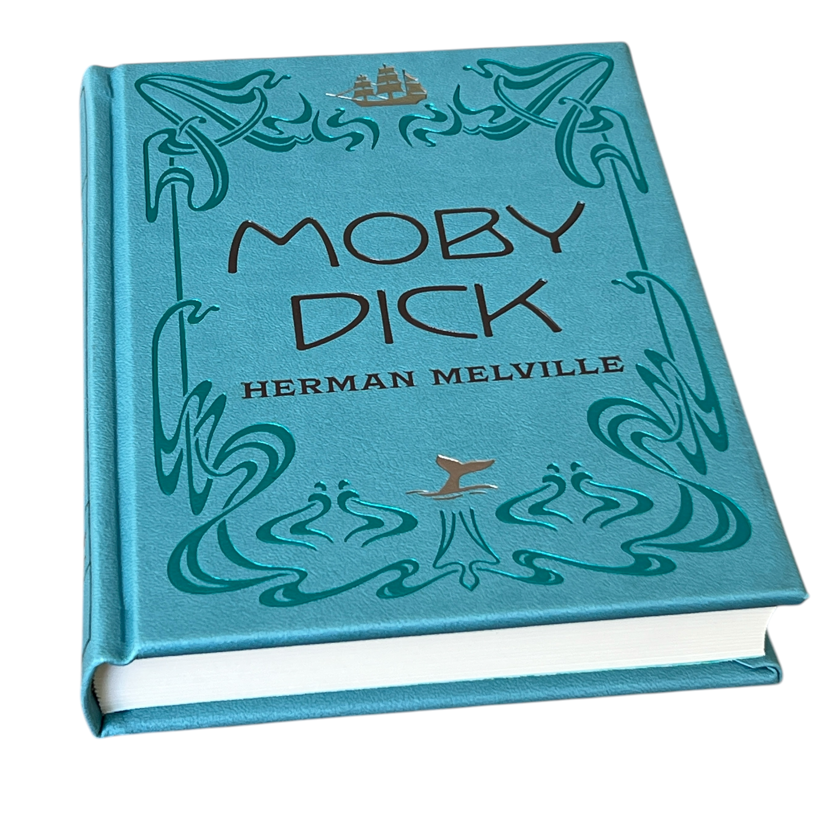 Moby Dick by Herman Melville - Collectible Faux Leather Deluxe Hardcover