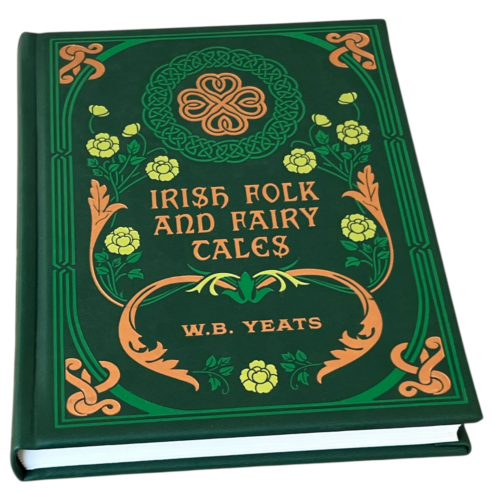 Irish Folk and Fairy Tales by W B Yeats - Faux Leather Deluxe Hardcover