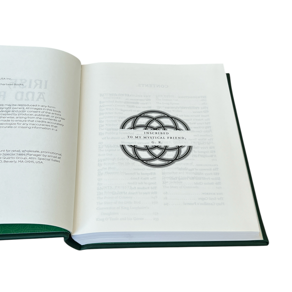 Irish Folk and Fairy Tales by W B Yeats - Faux Leather Deluxe Hardcover