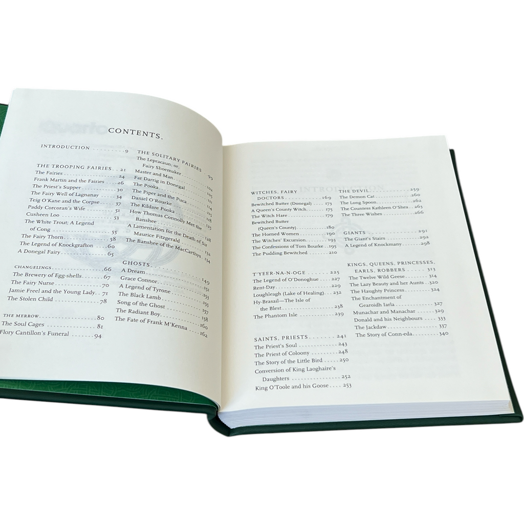 Irish Folk and Fairy Tales by W B Yeats - Faux Leather Deluxe Hardcover