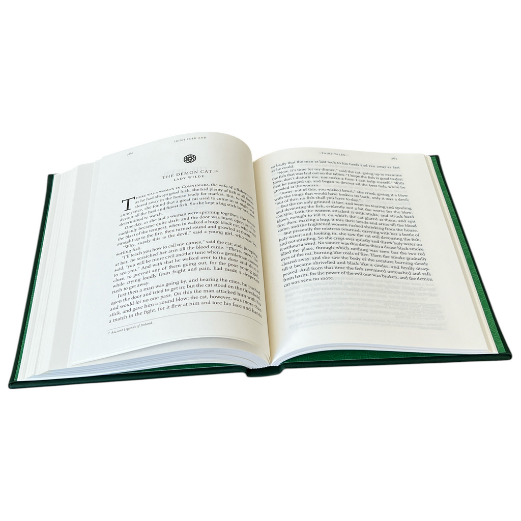 Irish Folk and Fairy Tales by W B Yeats - Faux Leather Deluxe Hardcover