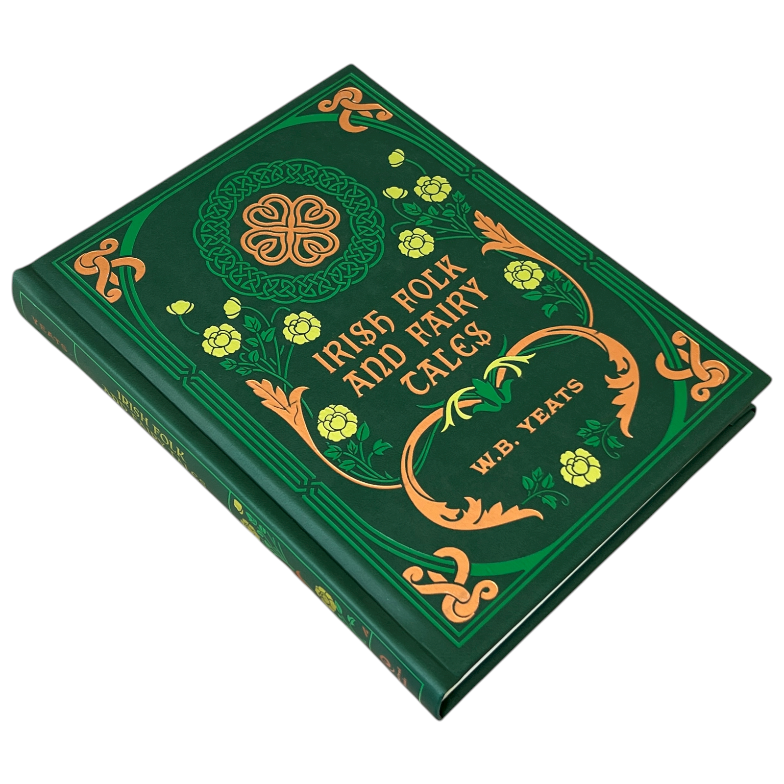 Irish Folk and Fairy Tales by W B Yeats - Faux Leather Deluxe Hardcover