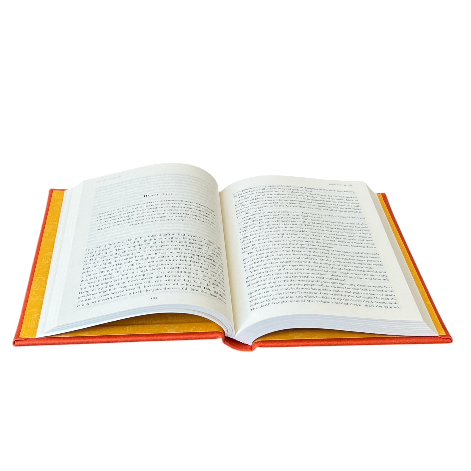 2-Book Set: The Iliad & Odyssey by Homer - Collectible Faux Leather Deluxe Hardcover