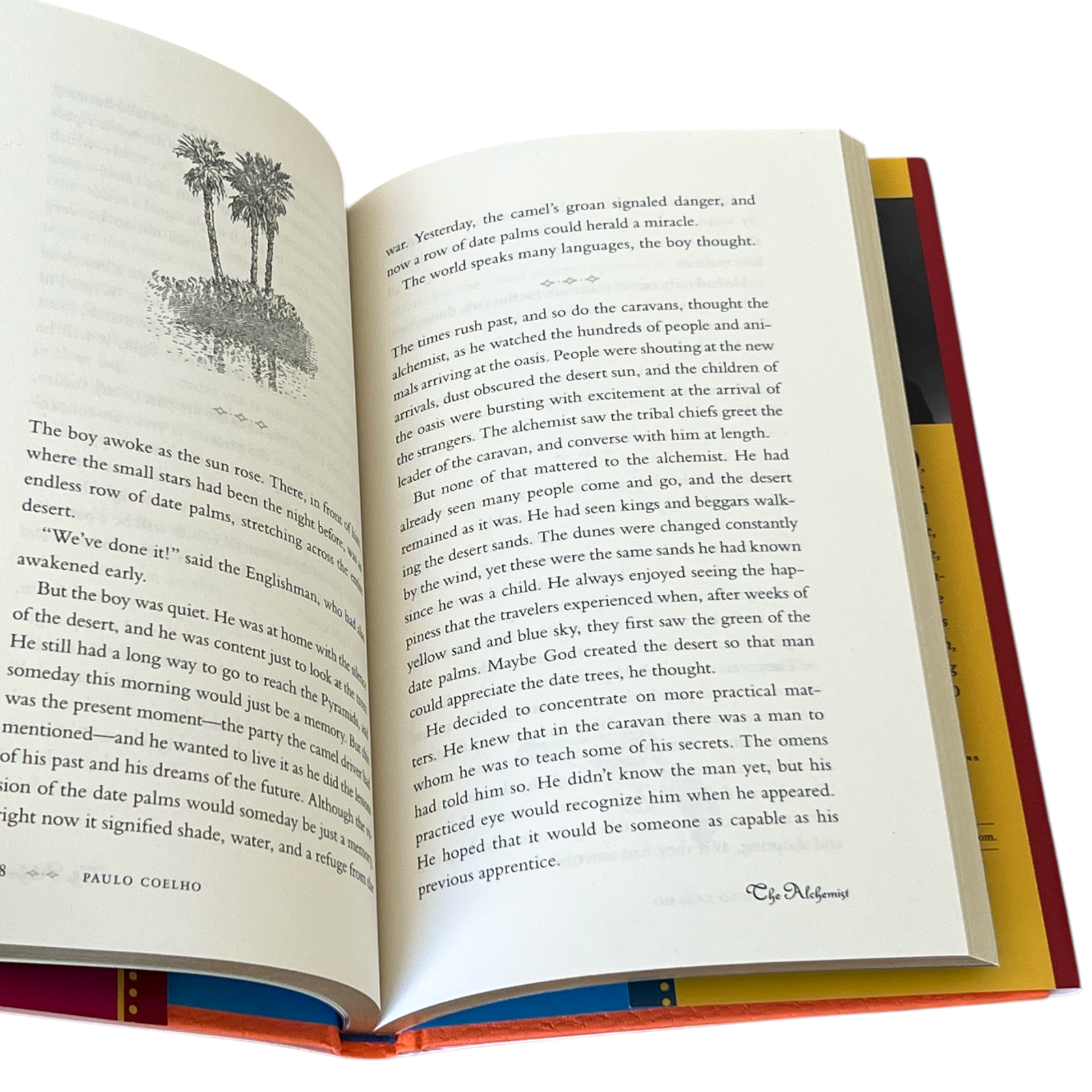 The Alchemist by Paulo Coelho - Deluxe Gilded Hardcover with DustJacket