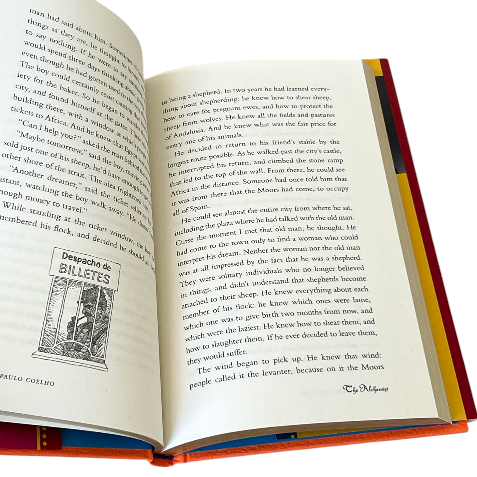 The Alchemist by Paulo Coelho - Deluxe Gilded Hardcover with DustJacket