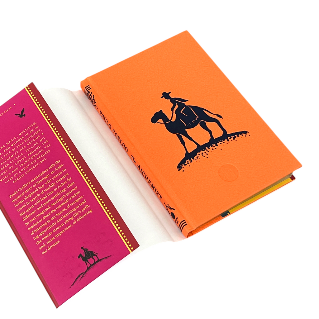 The Alchemist by Paulo Coelho - Deluxe Gilded Hardcover with DustJacket